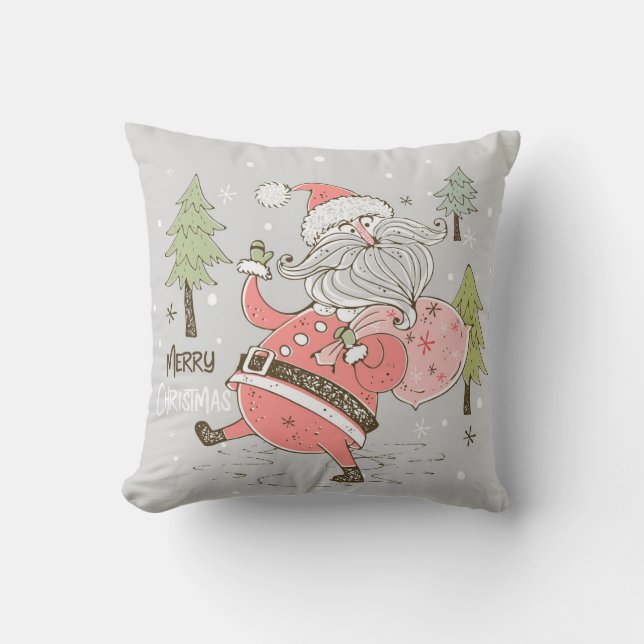 Erstellen Sie Ihre eigenen Whimsical Weihnachten W Kissen (Vorderseite)