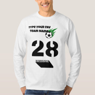 Erstellen Sie Ihre FV Team 28 Fußball Fußball Fußb T-Shirt