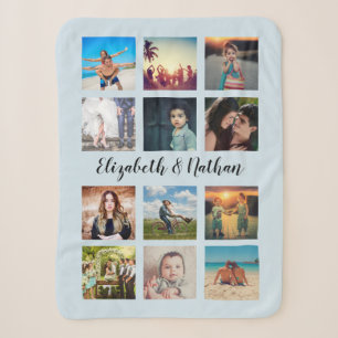 Erstellen Sie Ihre individuelle 12-Familie Foto Co Sherpadecke