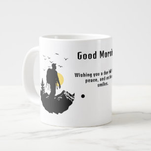 Erstellen Sie Ihre individuelle Morgen-Kaffeetasse Jumbo-Tasse