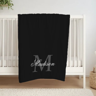 Erstellen Sie Ihre Individuelle Name-Monogramm-Kal Fleecedecke