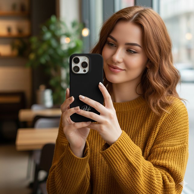 Erstellen Sie Ihre Individuelle Name-Monogrammkall iPhone 16 Pro Hülle (Von Creator hochgeladen)