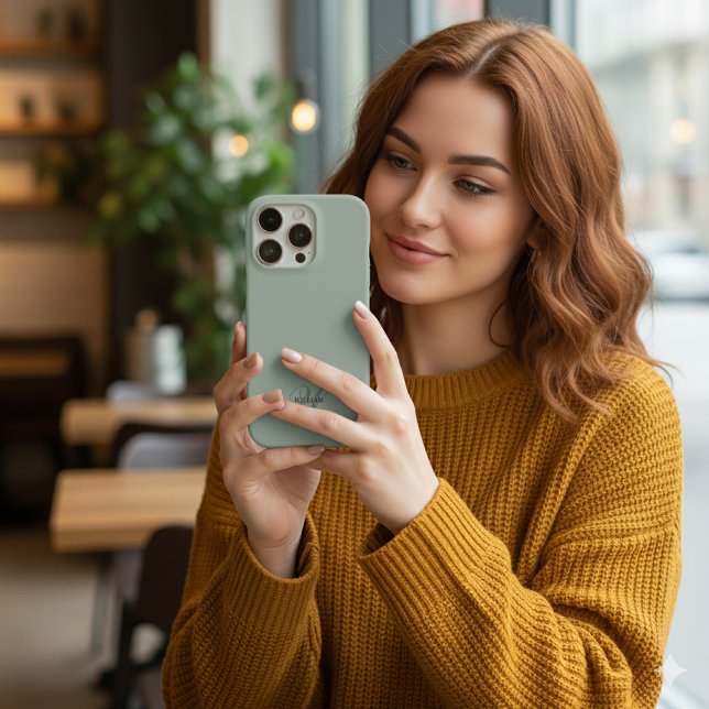 Erstellen Sie Ihre Individuelle Name-Monogrammkall iPhone 16 Pro Hülle (Von Creator hochgeladen)