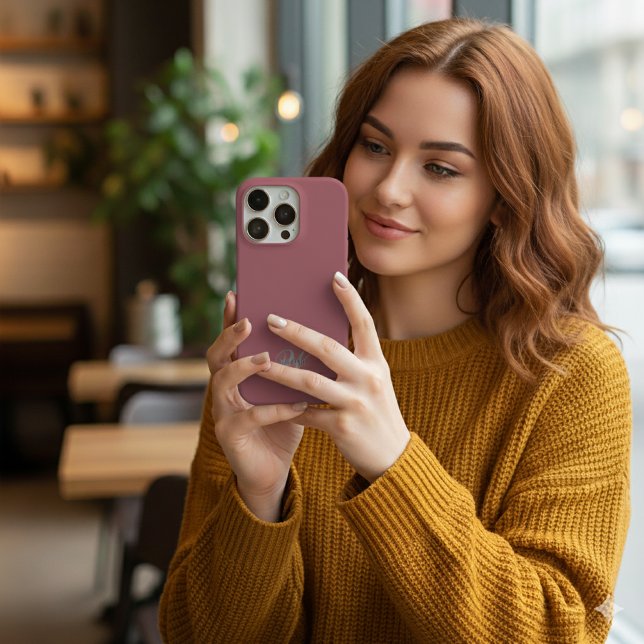 Erstellen Sie Ihre Individuelle Name-Monogrammkall iPhone 16 Pro Hülle (Von Creator hochgeladen)