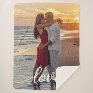Erstellen Sie Ihre Liebe Romantisches Foto Sherpadecke