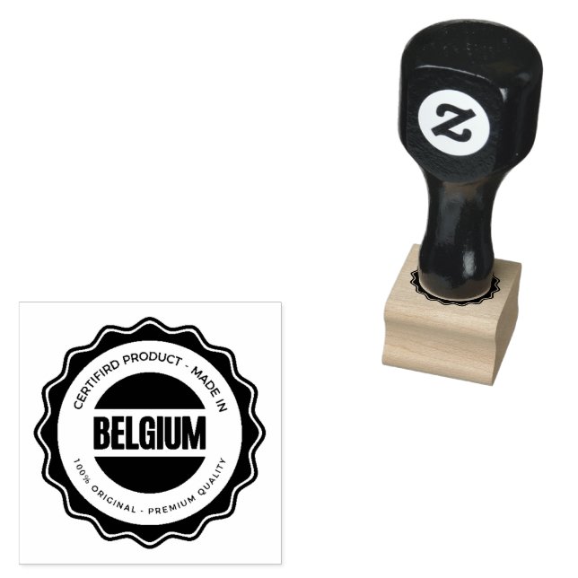 Erstellen Sie Ihre Logos oder Bilder Jet Black Woo Gummistempel (Stempel)
