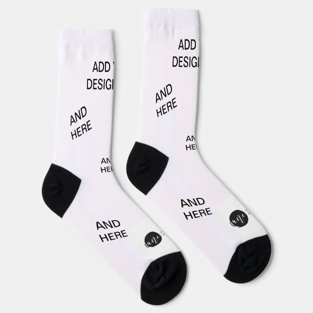 Erstellen Sie Ihre Nachhaltigen Premium-Crew-Socke Socken (Rechts)