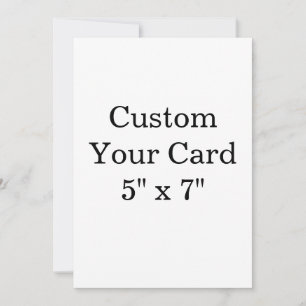 Erstellen Sie Ihre personalisierte 5" x 7" Ankündigung