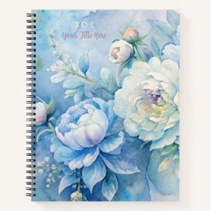 Erstellen Sie Ihre Shabby Chic Kohlrosen Floral Notizbuch