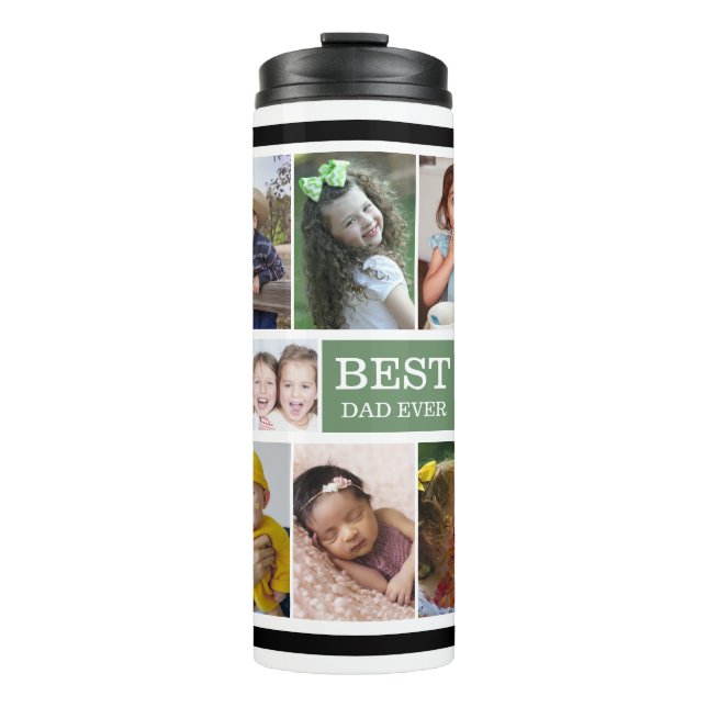 Erstellen Sie Ihren eigenen 15-Foto-Grünen besten  Thermosbecher (Vorderseite)