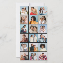 Erstellen Sie Ihren eigenen 18 Foto Collage Gruß Karte