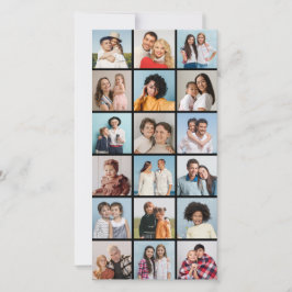 Erstellen Sie Ihren eigenen 18 Foto Collage Gruß Karte