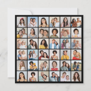 Erstellen Sie Ihren eigenen 36 Foto Collage Gruß Karte