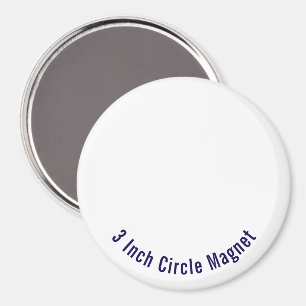 Erstellen Sie Ihren eigenen 3" Kreis Magnet