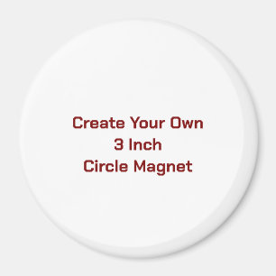 Erstellen Sie Ihren eigenen 3-Zoll-Kreismagnet Magnet