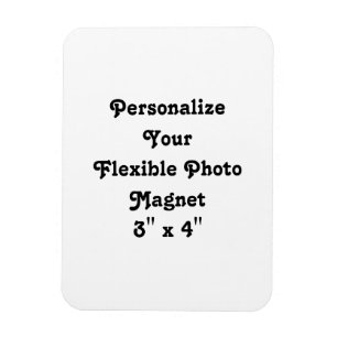 Erstellen Sie Ihren eigenen 3''x4'' flexiblen Magn Magnet