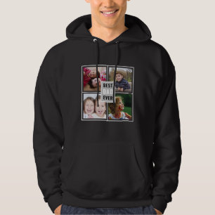 Erstellen Sie Ihren eigenen 4-FotoCollage Bester V Hoodie