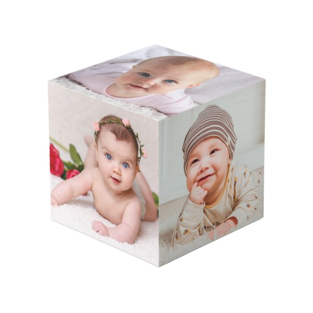 Erstellen Sie Ihren eigenen 5-seitigen Foto-Cube o Würfel (Vorderseite Schrägansicht)