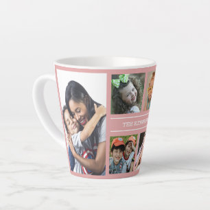 Erstellen Sie Ihren eigenen 6-Collage-Familienname Milchtasse