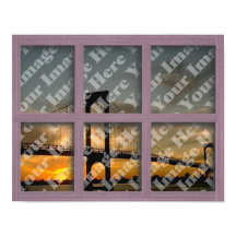 Erstellen Sie Ihren eigenen 6-Pan-Rosa-Holzfenster