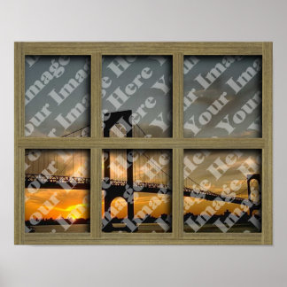 Erstellen Sie Ihren eigenen 6-poligen hellbraunen Poster
