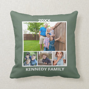 Erstellen Sie Ihren eigenen 8-Collage-Familienname Kissen