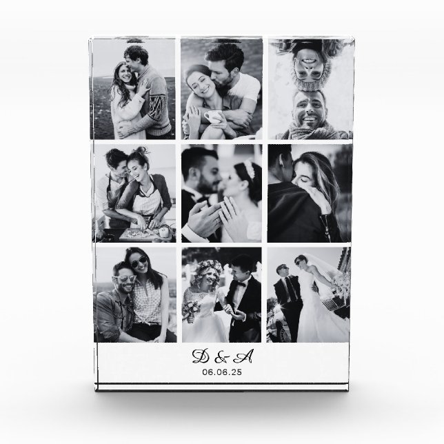 Erstellen Sie Ihren eigenen 9 Foto Collage Block (Vorderseite)