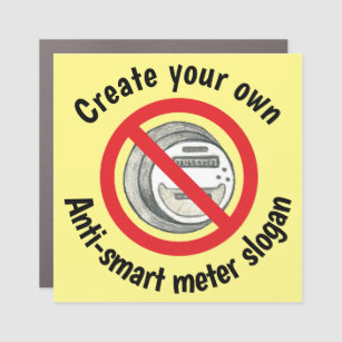 Erstellen Sie Ihren eigenen Anti-Smart-Zähler Auto Magnet