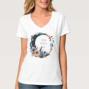 Erstellen Sie Ihren eigenen Aquamarinen und golden T-Shirt