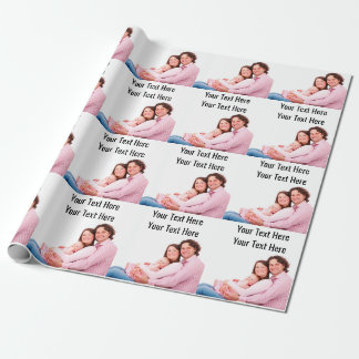 Erstellen Sie Ihren eigenen benutzerdefinierten Fo Geschenkpapier