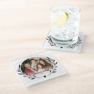 Erstellen Sie Ihren eigenen benutzerdefinierten Fo Glasuntersetzer