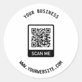 Erstellen Sie Ihren eigenen benutzerdefinierten QR Runder Aufkleber
