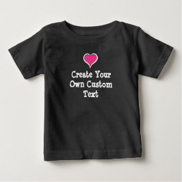 Erstellen Sie Ihren eigenen, benutzerdefinierten T Baby T-shirt