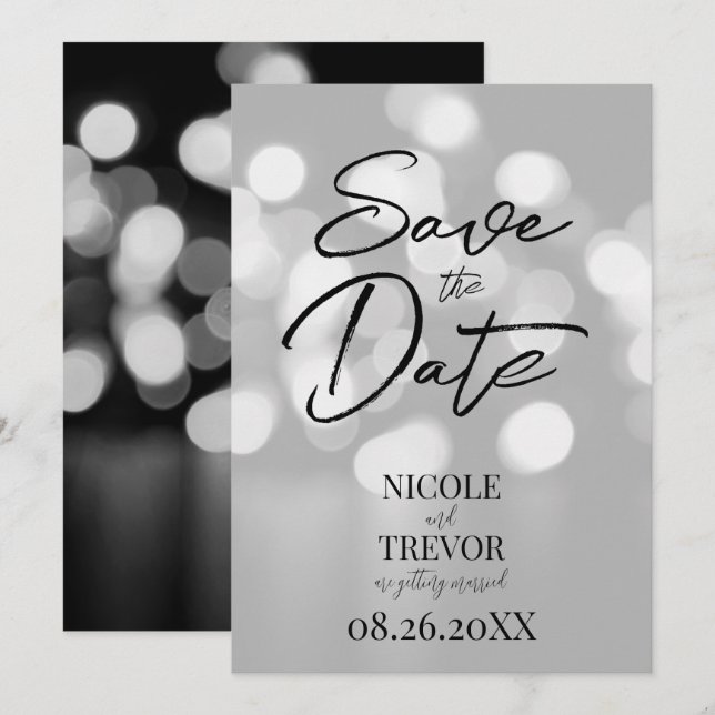 Erstellen Sie Ihren eigenen benutzerdefinierten ve Save The Date (Vorne/Hinten)