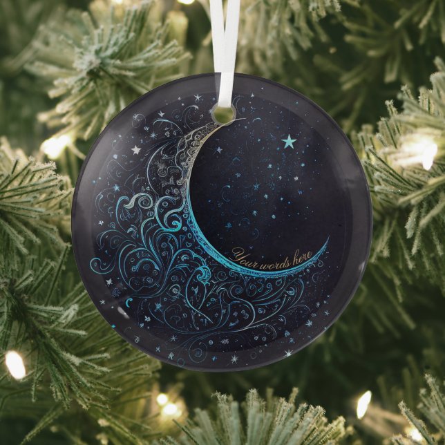 Erstellen Sie Ihren eigenen Blue & Gold Filigreon  Ornament Aus Glas (InSitu)