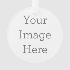 Erstellen Sie Ihren eigenen Circle Acronylic Ornam Ornament