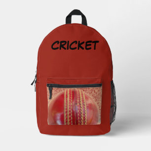 Erstellen Sie Ihren eigenen Cricket Ball Bedruckter Rucksack