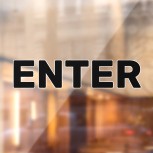 Erstellen Sie Ihren eigenen einfachen benutzerdefi Fensteraufkleber