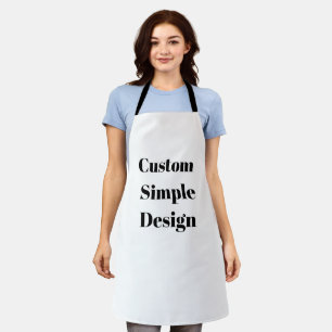 Erstellen Sie Ihren eigenen einfachen Design-Schür Schürze