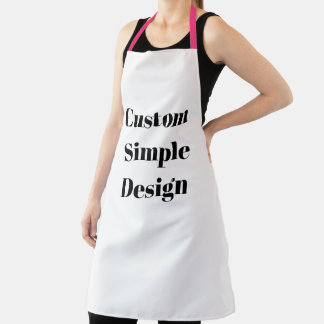 Erstellen Sie Ihren eigenen einfachen Design-Schür Schürze