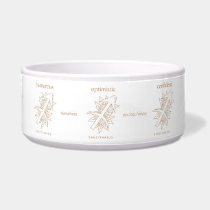 Erstellen Sie Ihren eigenen eleganten Gold & White Napf