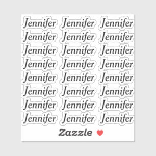 Erstellen Sie Ihren eigenen eleganten Personalisie Aufkleber
