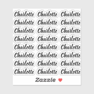 Erstellen Sie Ihren eigenen eleganten Personalisie Aufkleber