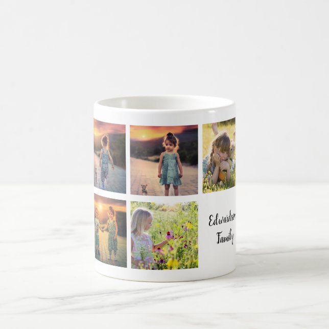 Erstellen Sie Ihren eigenen Familiennamen für das  Kaffeetasse (Mittel)