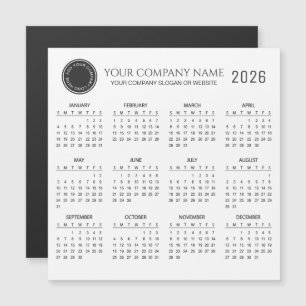 Erstellen Sie Ihren eigenen Firmenkalender 2026 Magnetkarte