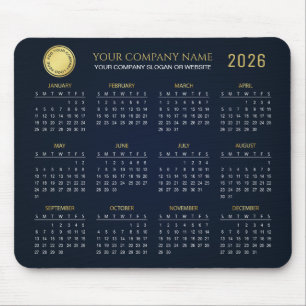 Erstellen Sie Ihren eigenen Firmenkalender 2026 Mousepad