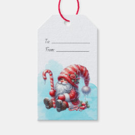 Erstellen Sie Ihren eigenen Fluffy Peppermint Weih Geschenkanhänger