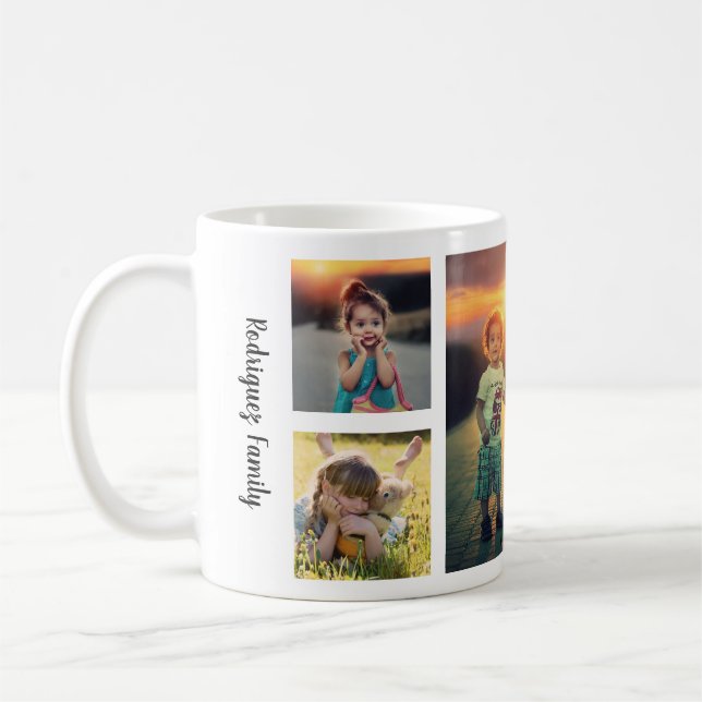 Erstellen Sie Ihren eigenen Foto-Collage-Monogramm Kaffeetasse (Links)