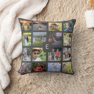 Erstellen Sie Ihren eigenen Foto-Collage-Monogramm Kissen