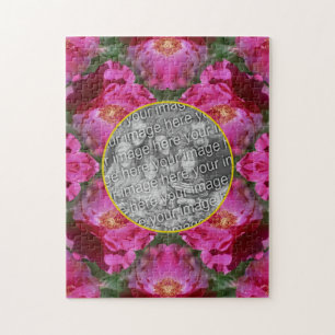 Erstellen Sie Ihren eigenen Foto-Rosa-Rosen-Blumen